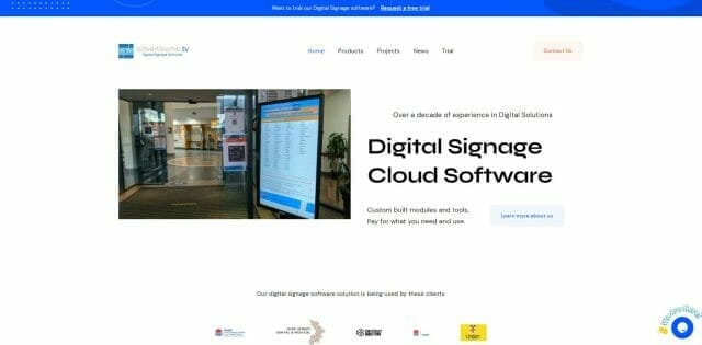 OUR DIGITAL SIGNAGE SOFTWARE SOLUTION WEBSITE FROM ADVERTISE ME