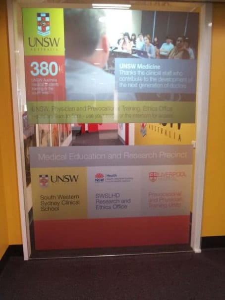 Advertise Me Projector Sliding Door Project