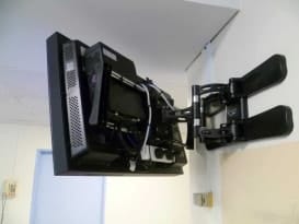 Digital Signage Player behind screen 2