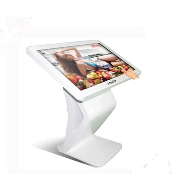 HDFocus 32 43 55 Inch Floor Standing Interactive Lcd Touch Screen Kiosk Digital Signage Advertising Self Service Kiosk