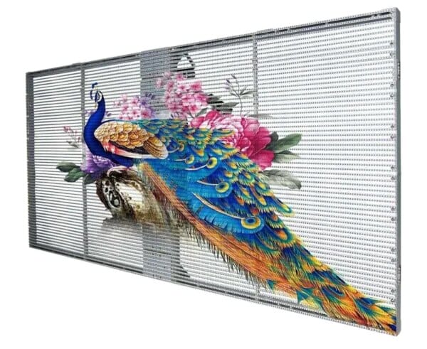 Indoor LED Mesh Curtain Digital Signage Displays 3D Led Screen