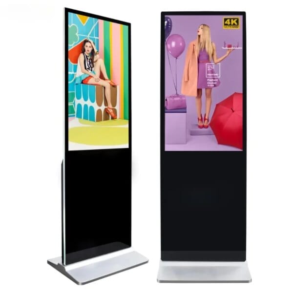 55 inch Indoor Advertising Touch Display Floor Stand Digital Signage Smart Touch Screen Interactive  Totem