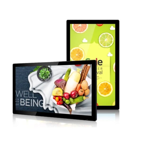 21.5 Commercial ultra thin lcd advertising player wall mounted screen lcd display Digital Signage