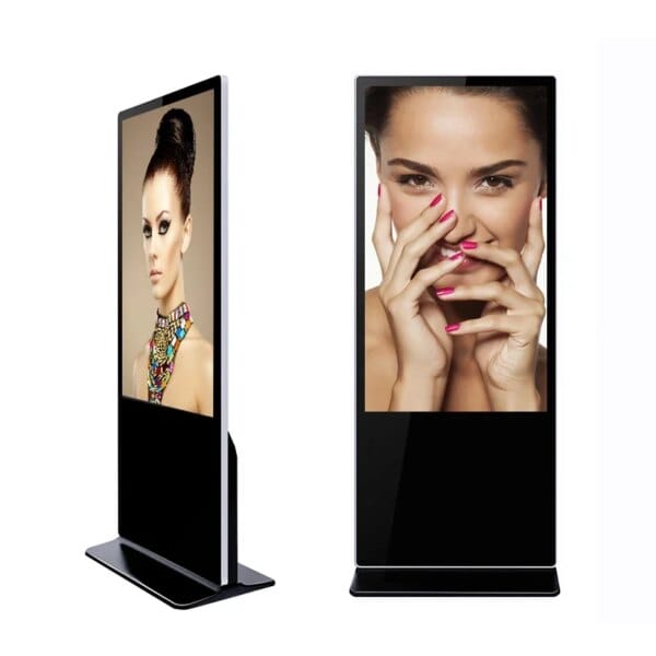 P55 Inch 4K Touch Screen LCD Digital Signage Indoor Floor Standing Advertising Player