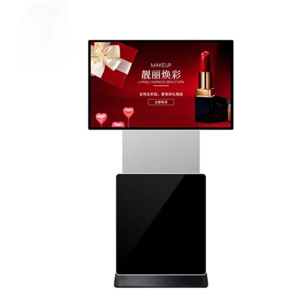 55 Inch Floor Standing Digital Signage Display Intelligent Interactive Information Kiosk Rotating Touch Screen