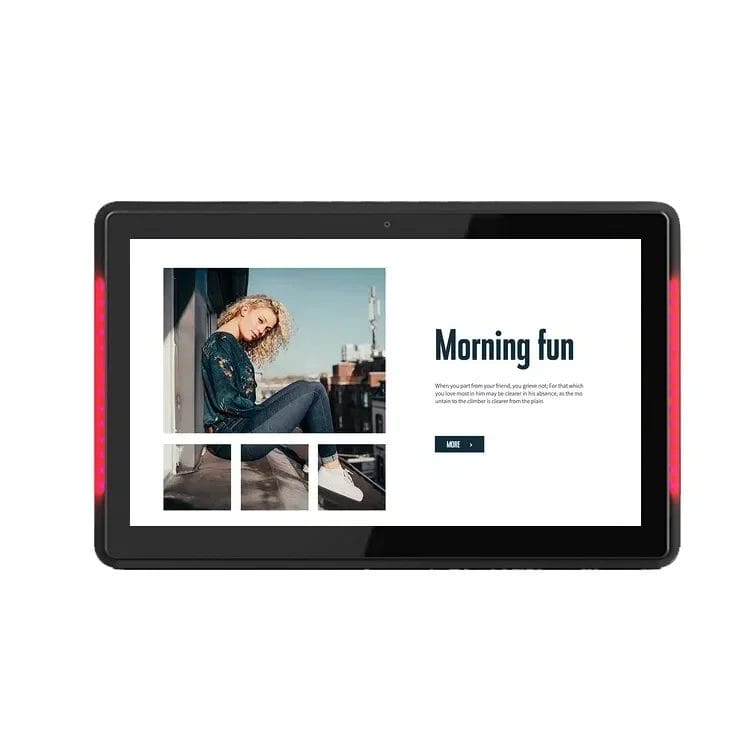 Hot sales 13.3 Inch wall mount touch screen monitor Android bus Digital Signage LCD advertising display screen