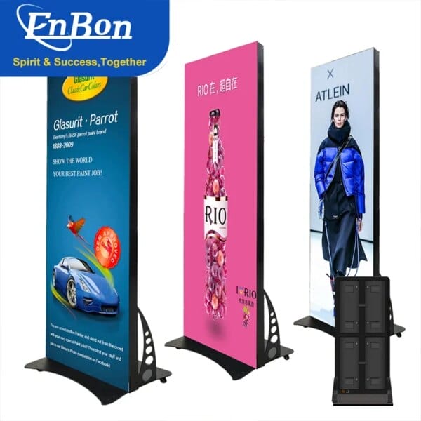 Factory Price 55 Inch Ultra Thin Waterproof Outdoor LCD Advertising Screen Digital Signage Display Outdoor