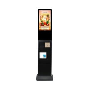 Floor Stand brochure kiosk Magazine Holder Digital Signage with LCD Screen Display Hot sales