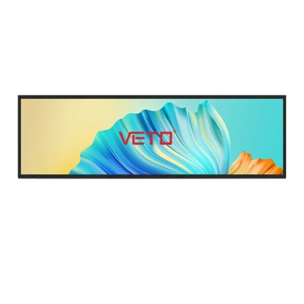 VETO 29 Inches Ultra Wide Display Android Bar Digital Signage Stretched Screen LCD Display For Commercial Advertising Screen