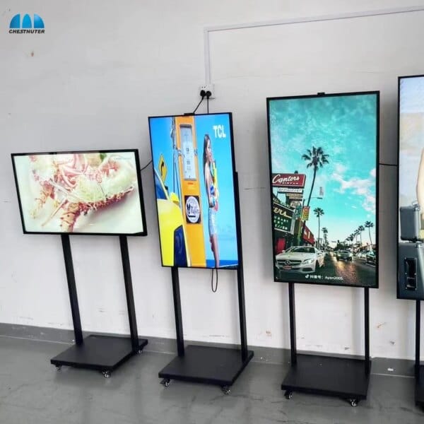 32 Inch 1000nits High Brightness Hanging Shop Advertising Display Window Facing  LCD Digital Signage And Displays