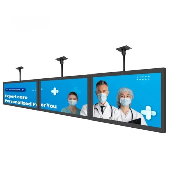 ELC 10.1 Inch Hanging Ceiling Mounted Tablet Digital Signage Display Advertising Android 11 Lcd Commercial Screen Display Tablet