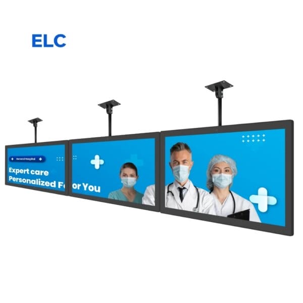 Digital Calendar SeriesDigital Calendar SeriesELC 10.1 Inch Hanging Ceiling Mounted Tablet Digital Signage Display Advertising A