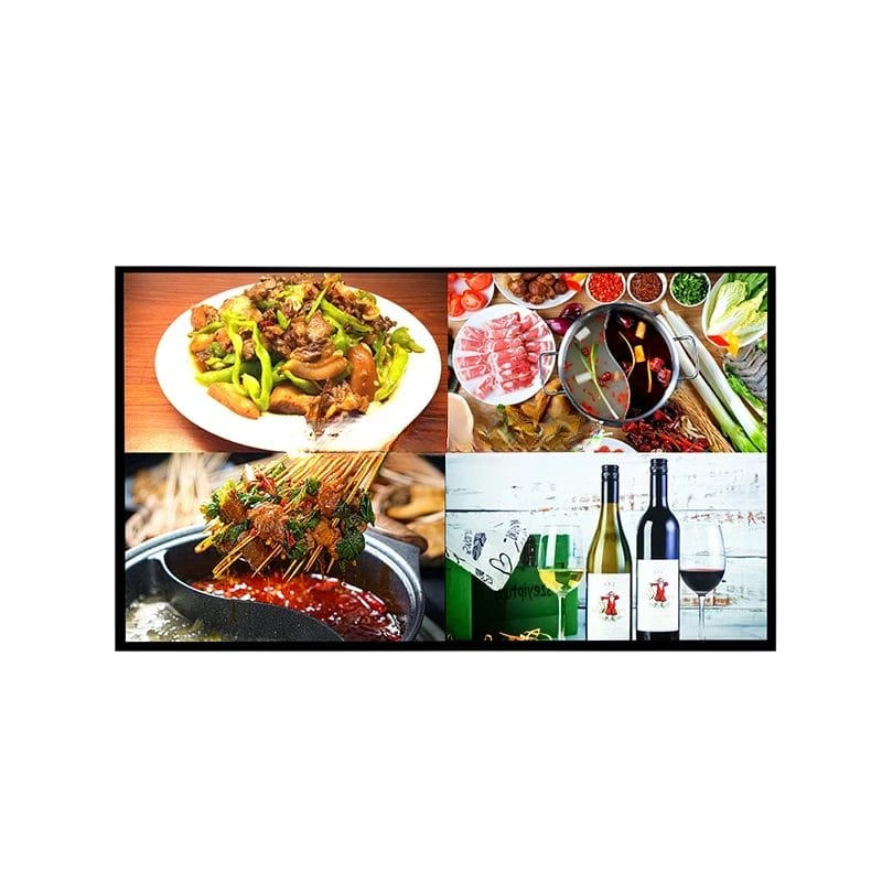 Indoor Wall Mounted Shopping Mall Restaurant LCD Touch Screen 18.5 21.5 24 27 Inch Digital Signage Display Menu Android Player