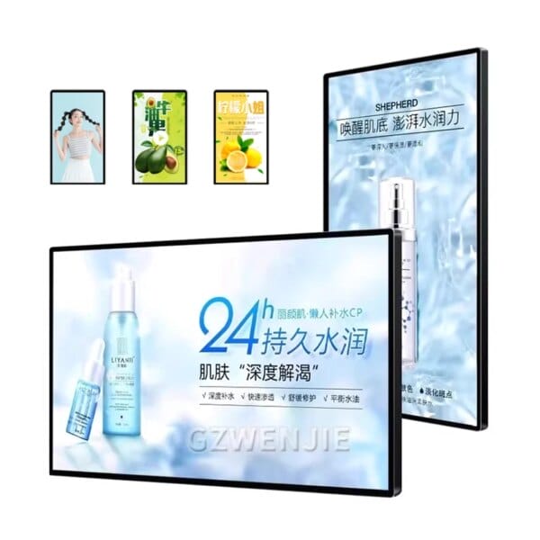 19/22/32/43 Inch Wall Mounted Indoor Touch 4K lcd Digital Signage Advertising Display Android Interactive Screen