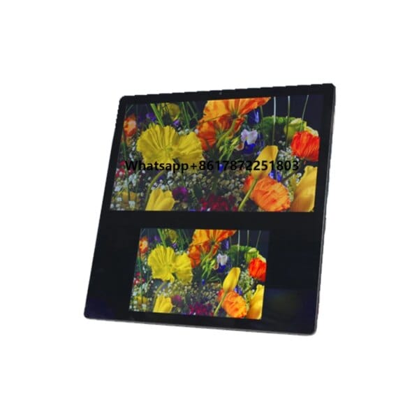 13.3+8 Inch Dual Screen 1080P Digital Signage Advertising Display Touch Android 11 OS All In One Tablet For Restaurant