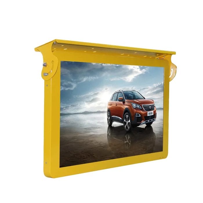 27''Roof Mount Android 4G Bus Digital Signage Bus Advertising Screen Built in WIFI Car Advertising Display Screen Player