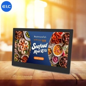 ELC WF1412T 14 Inch High Quality Digital Signage Wall Mounted Android 8.1touch Screen Android Tablet