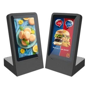 Desktop Touch Screen Lcd Advertising Player in 10.1 Inch Mobile Interactive Sensor Digital Signage