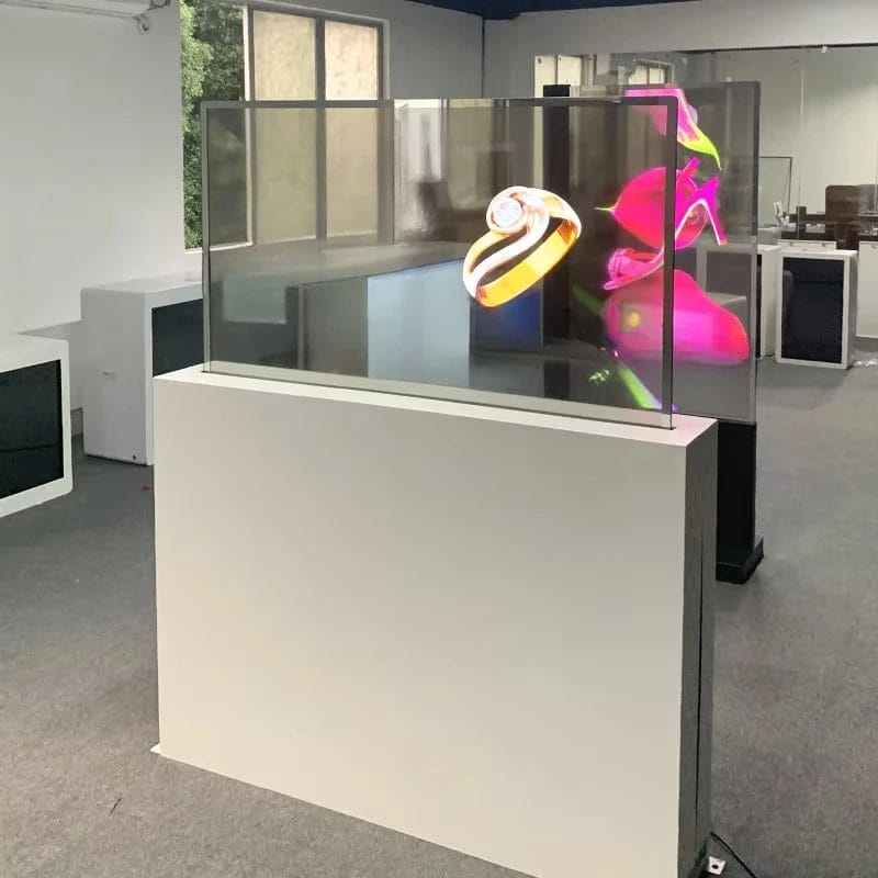 55inch Transparent Lcd Touch Screens OLED Transparent Display 4K 2k Transparent Display Panel Digital Signage and Display