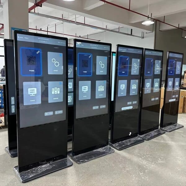 Customized Size Lcd Smart Touch Screen Multimedia Self Service All In One Screen Digital Signage Display