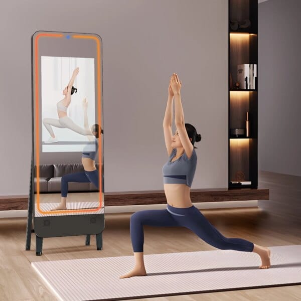 Multi-Functional 32inch Magic Fitness Mirror Wall Smart Interactive Home Gym Fitness Sport Mirror LCD Screen Digital Signage