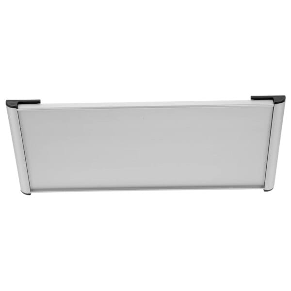 Outlet Blank Department Sign Digital Signage Office Name Plate for Doors Silver Aluminum Alloy