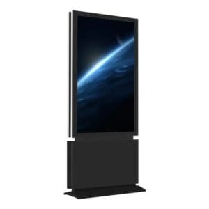 Advertising Display Digital Signage Pavilion LCD Double sided Screen Floor standing Pavilion Android 32 inch