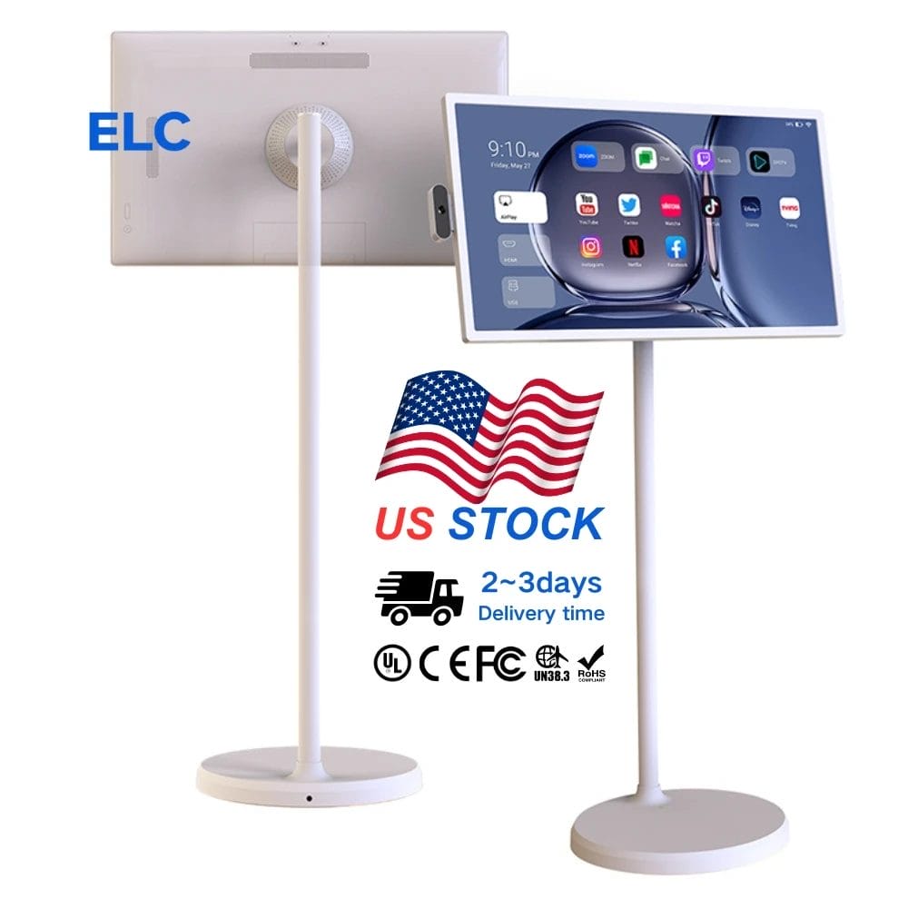 32 Inch Monitor Screen Digital Signage Touch Screen Android 12 Smart TV Display Portable Monitor Screen