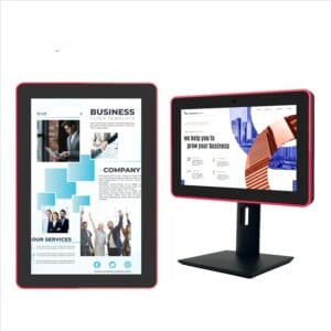 ELC Desktop & Wall Tablet Mount 15.6 Inch Touch Screen Tablet Android 11 2+16GB Lcd Digital Signage Display Advertising For Firm