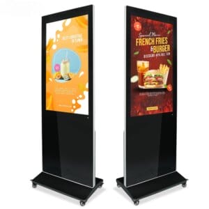 43 Inch Floor Standing Digital Signage And Display Totem LCD Touch Screen Indoor Advertising Display Player Equipment