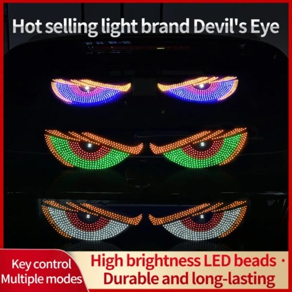 Truck Shop Car Window Flexible LED Display Screen Eye for truck Text Eyes Animated Flexible LED Digital Signage