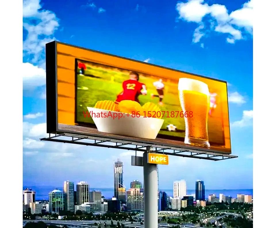 Advertising Publish LED Billboard Waterproof P4 P5 P6 P8 P10 P16 P20 Outdoor Digital Signage And Displays For Advertising