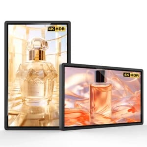 4K Wall Mounted Retail Store Advertising LCD Display Horizontal Vertical Digital Signage Posters Floor Standing Hanging