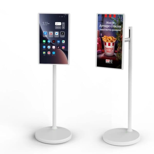 24 32 Inch Display Lcd  Touch Screen Indoor Android 12 Digital Signage Portable Television