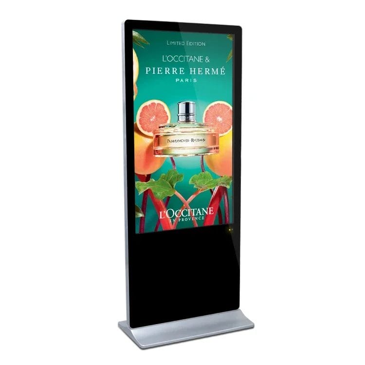 43" Vertical Totem Digital Signage LCD Advertising TV Player
