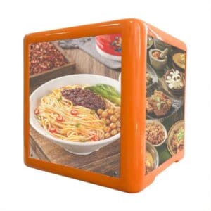 Advertising LED Display Panel Screen Digital Signage and Delivery Box for Motorcycle Tail Boxes