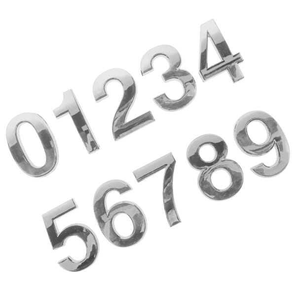 10 Pcs Sticker Office Digital Signage Deck Lights Solar Powered Custom Mailbox Numbers House