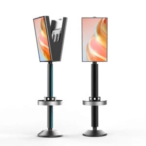 Digital Signage with WiFi 4GAirport Ad Screen with Mobile Charging Capability lcd pole screen Hot sales