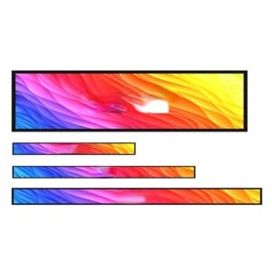 inch Ultra Wide Stretched Bar Screen LCD Digital Signage Android Network Advertising Display For Shelves