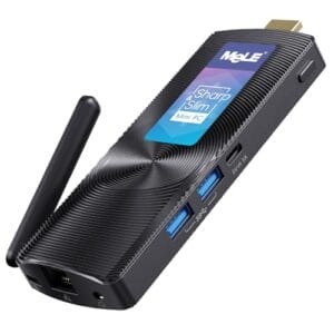 MeLE PCG02 J4125 Slim Fanless Mini PC Stick 8GB LPDDR4 256GB Mini Computer Stick HDMI 4K 2.4/5GHz Wi-Fi BT4.2 Gigabit Ethernet Micro PC on Industrial IoT