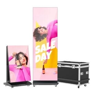 LED Digital Signage Display with Flight Case
