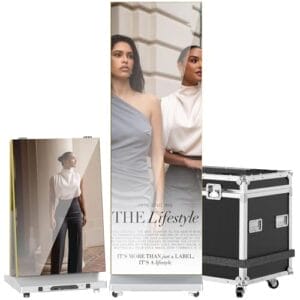 YCKJNB 80″ P1.86 Spliceable LED Screen Flexible Digital Signage Display