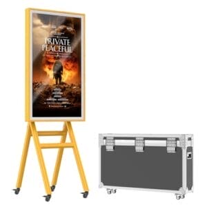 MWE Mobile Digital Signage Display 43in