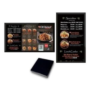 Lunzn Digital Signage Player Box 2+16G Non-Subscription CMS Advertising Media Player for TV Restaurant Menu Display Box (YM06)