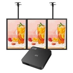 Lunzn HDMI Advertising Media Player USB Video Player Non-Subscription CMS Digital menu Display 4K Multimedia Player Device