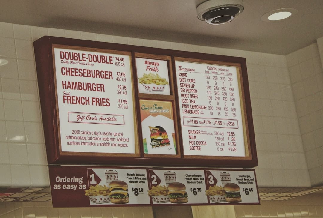 Photo Menu display